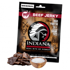 Indiana Jerky sušené maso 25g - hovězí s pepřem