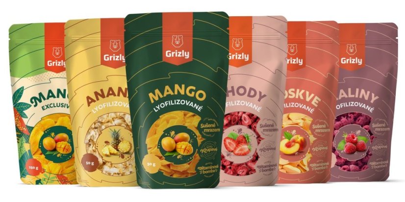 GRIZLY Mango lyofilizované 50 g