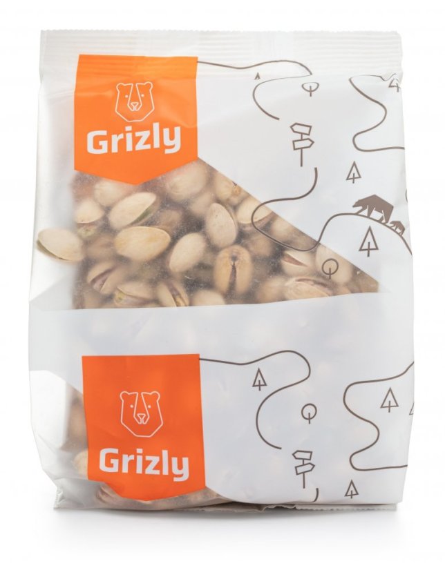 GRIZLY Pistácie pražené solené Jumbo 500 g