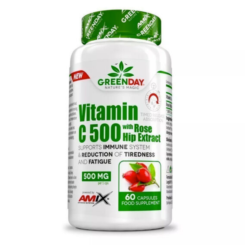 Amix Vitamin C 500 s extraktem z šípků