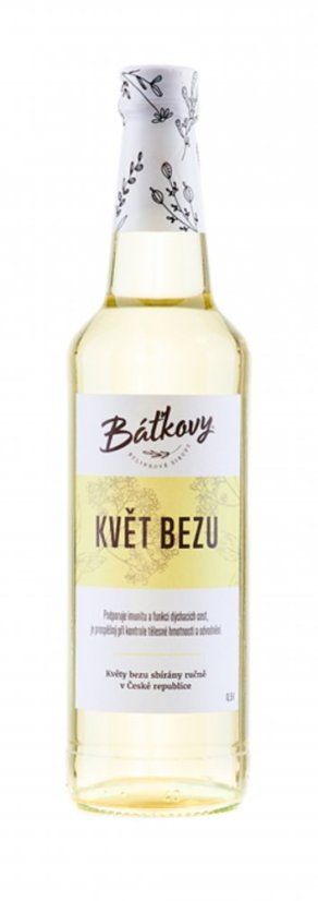 Báťkovy sirupy Bezový sirup 500 ml