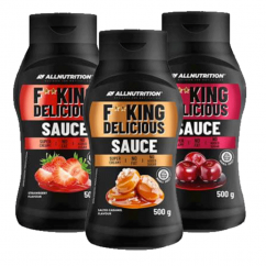 Allnutrition F**king Delicious Sauce 500g - slaný karamel