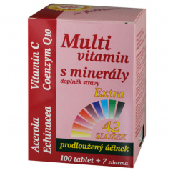 MedPharma Multivitamin s minerály 42 složek - 60 + 7 tablet