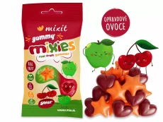 Mixit Ovocné Mixies - Jablko & třešeň - přírodní želé bonbóny 35g