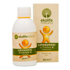 Ekolife Natura Liposomal Vitamin C 500mg 100ml - pomeranč