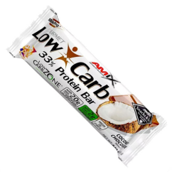 Amix Low-Carb 33% Protein Bar 60g - čokoláda, kokos
