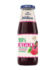 Fructal Natura Malina, Hrozen, Černý rybíz 100% 700ml