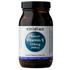 Viridian Vitamin E 330mg 400IU - 30 kapslí