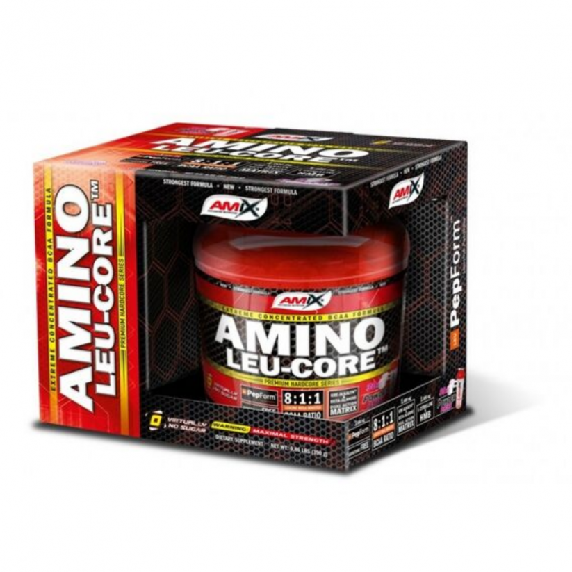 Amix Amino Leu-Core 8:1:1 390g - ovocný punč