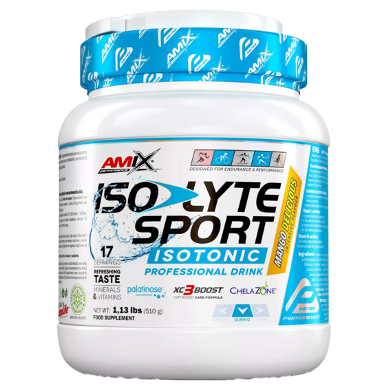 Amix Isolyte Sport Drink - Velikost balení: 30 Gramů, Příchuť: Mango