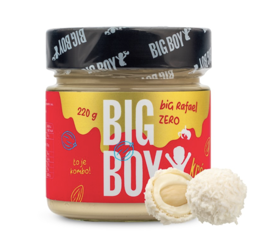 Big Boy Big Rafael ZERO - Jemný mandlovo kokosový krém s březovým cukrem 220g