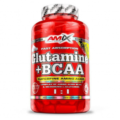 Amix Glutamine + BCAA - 360 kapslí