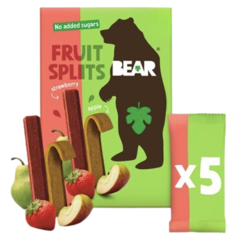 Bear Fruit Splits Jahoda a jablko 1ks
