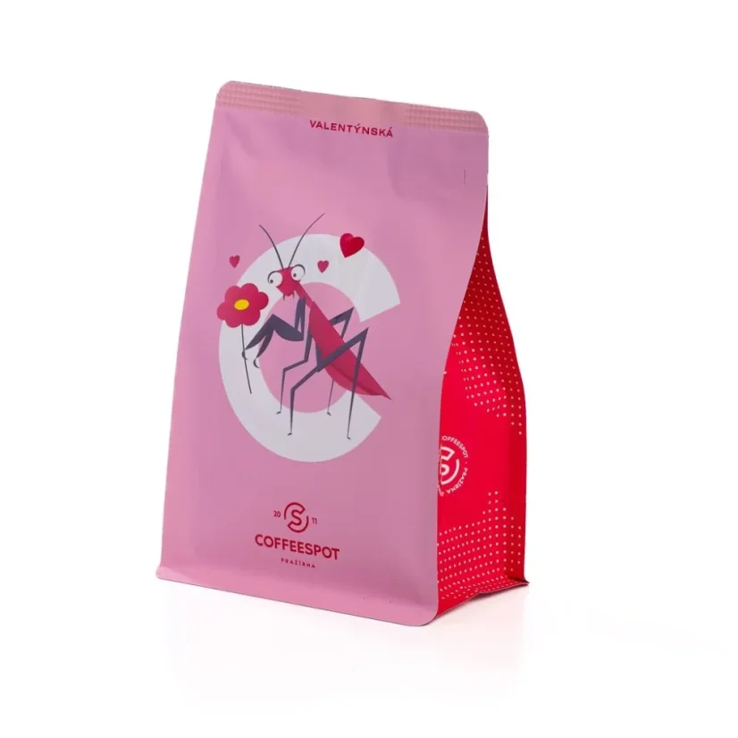 Coffeespot Valentýnská káva 2026, s kudlankou 250g Coffeespot Valentýnská káva 2026, s kudlankou 250g