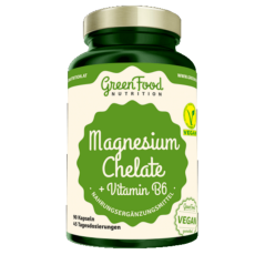 GreenFood Magnesium Chelát + Vitamin B6