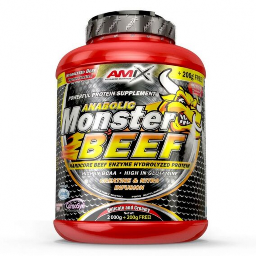 Amix Anabolic Monster Beef Protein 2,2kg - lesní plody