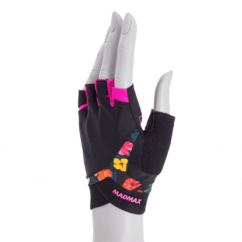 MadMax Flower Power rukavice MFG770 černé - XS