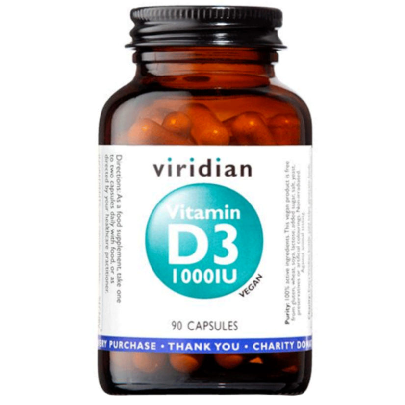 Viridian Vitamin D3 1000IU