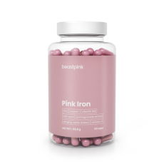 GymBeam Pink Iron 90 kaps. BeastPink