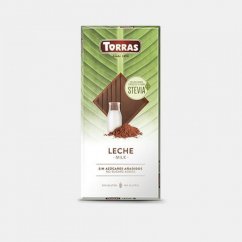 Torras Mléčná čokoláda se stévií 100 g