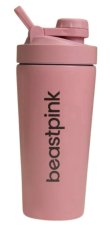 GymBeam Shaker steel BeastPink Pink 650 ml