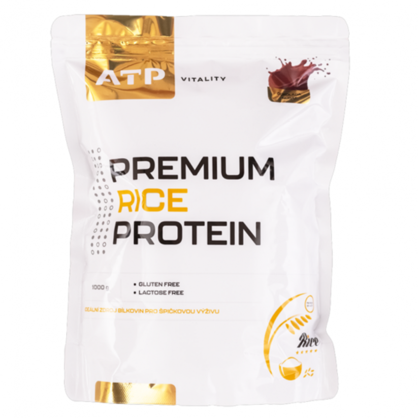 ATP Vitality Premium Rice Protein 1000g - slaný karamel
