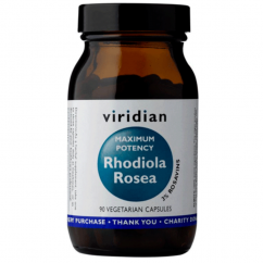 Viridian Rhodiola Rosea Maximum Potency - 90 kapslí