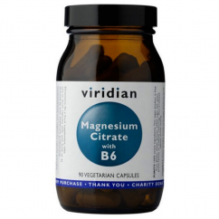 Viridian Magnesium Citrate with Vitamin B6 - 90 kapslí