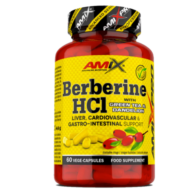 Amix Berberine HCl + GreenTea & Dandelion