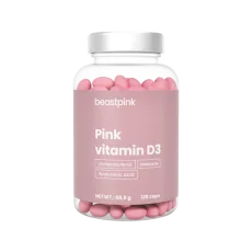 PINK VITAMÍN D3, 120 kaps. [BeastPink]