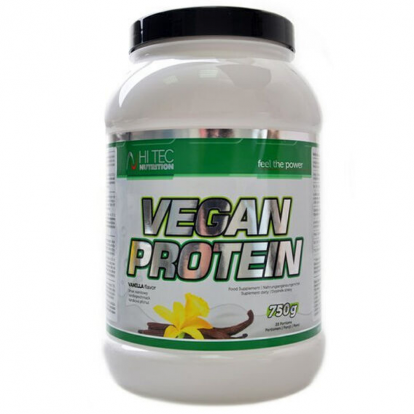HiTec Vegan protein 750g - čokoláda