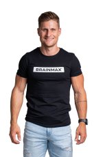 BrainMax® Triko  s pruhem pánské - černé
