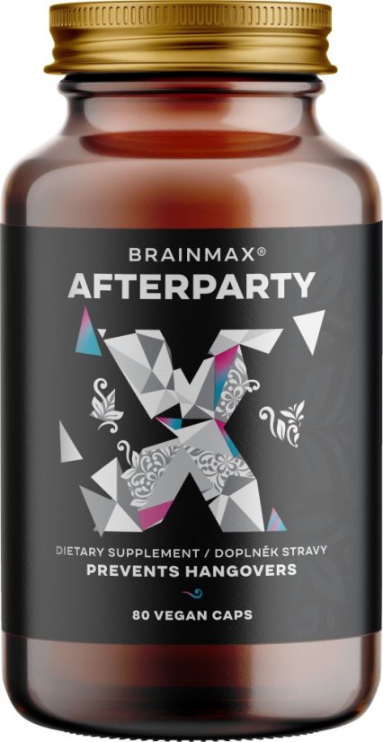 BrainMax®  AFTERPARTY®, Bojovník za rána bez těžkých kocovin! - Počet kapslí: 8 kapslí