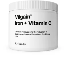 Vilgain Železo + Vitamin C 90 kapslí