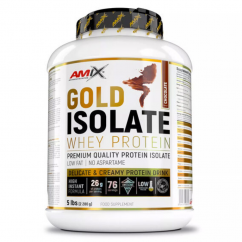 Amix Gold Whey Protein Isolate 2280g - přírodní čokoláda