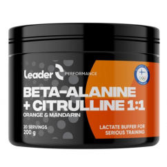 Leader Beta Alanine + Citruline 1:1 200g - pomeranč, mandarinka