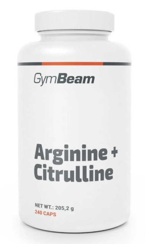 GymBeam Arginin + Citrulin 240 caps.