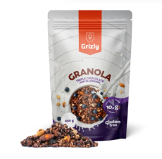 GRIZLY Granola hořká čokoláda s borůvkami - 450 g