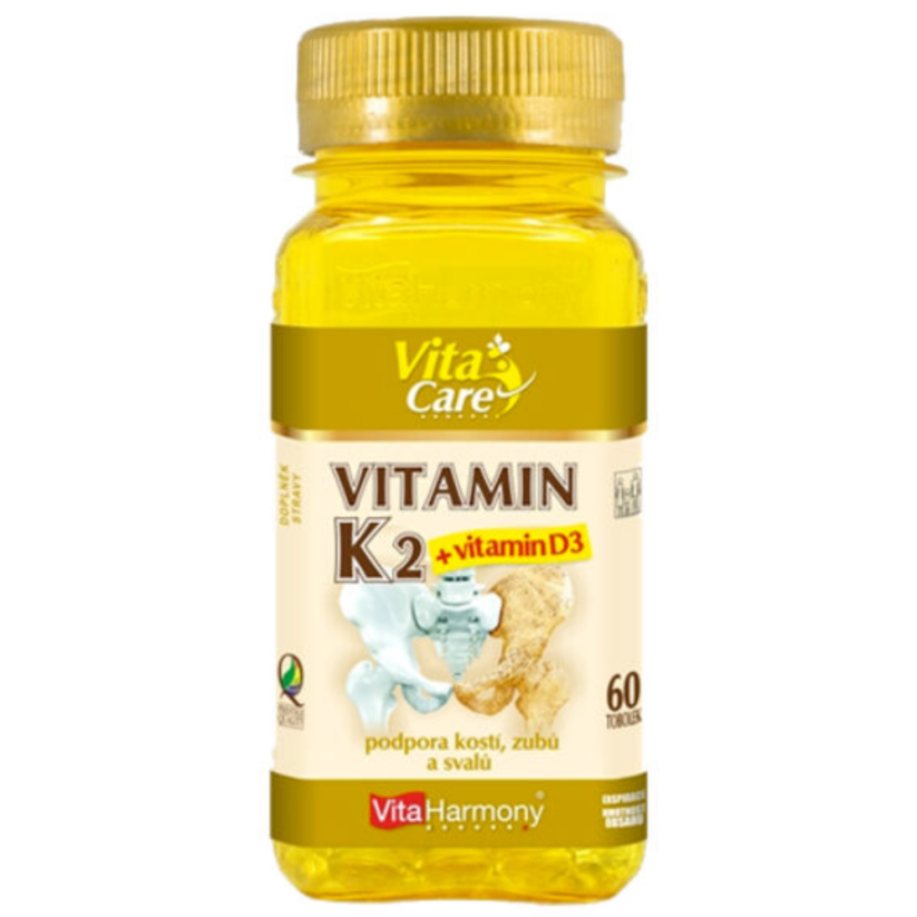 VitaHarmony Vitamin K2 + D3 - 60 tobolek