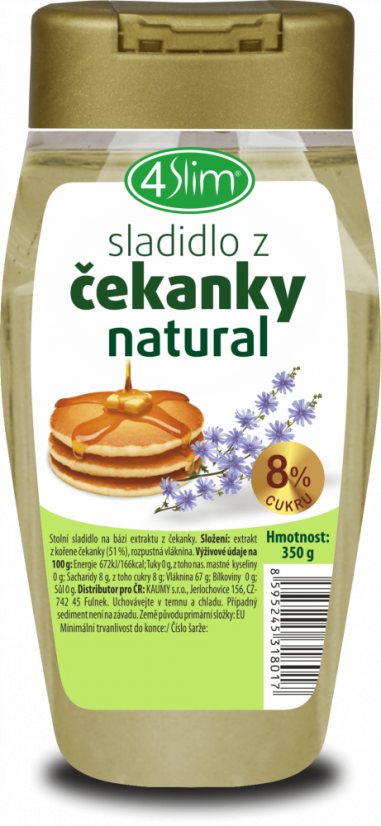 4Slim Sladidlo z čekanky natural 350 g