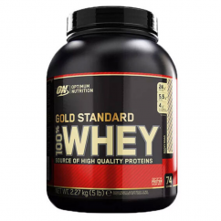 Optimum Gold Standard 100% Whey 899g - bílá čokoláda, malina