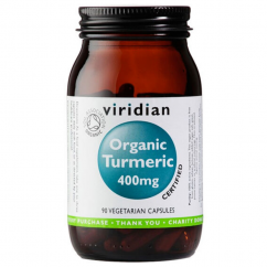 Viridian Organic Turmeric 400mg - 90 kapslí