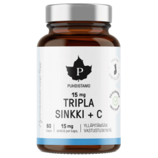 Puhdistamo Triple Zinc 15mg + Vitamin C