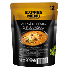 Expres menu Zelná polévka s klobásou (2 porce) - 600g