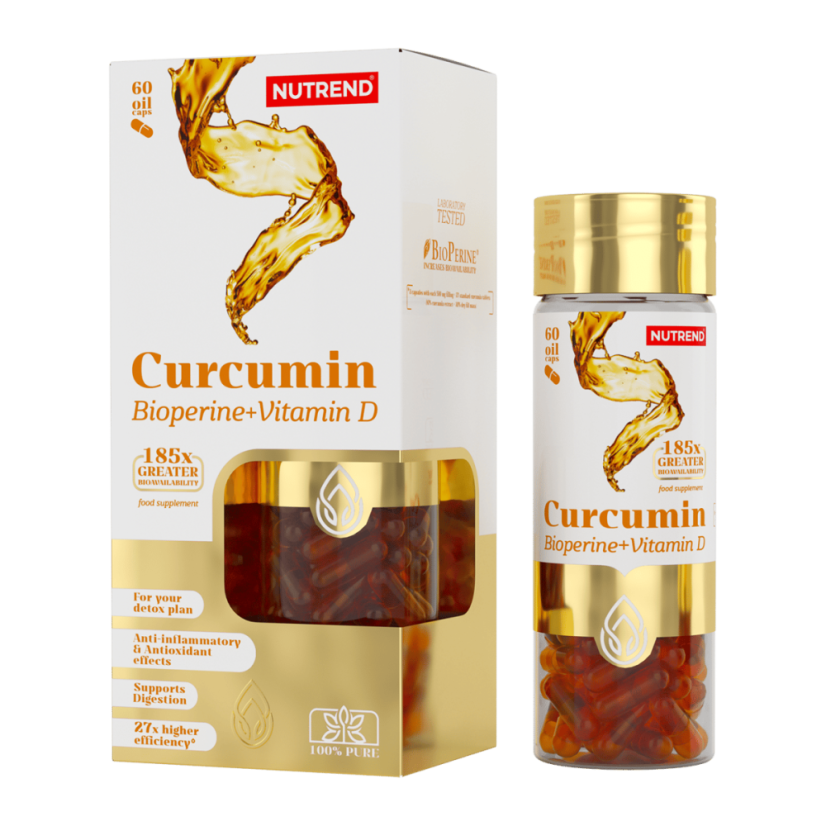 NUTREND Curcumin + Bioperine + Vitamin D