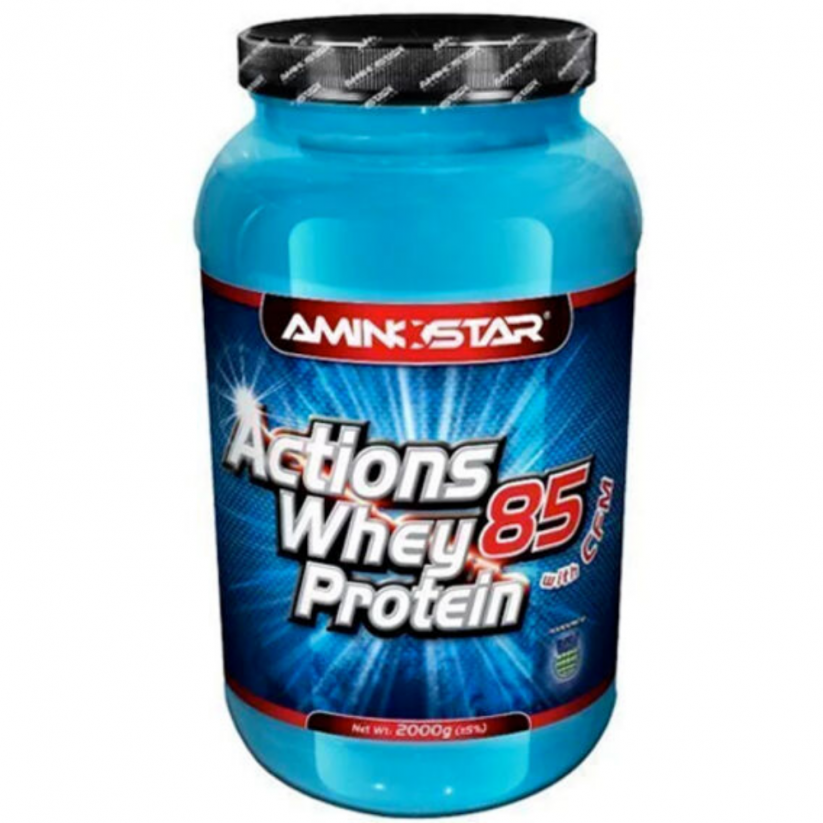 Aminostar Whey Protein Actions 85 2kg - jahoda