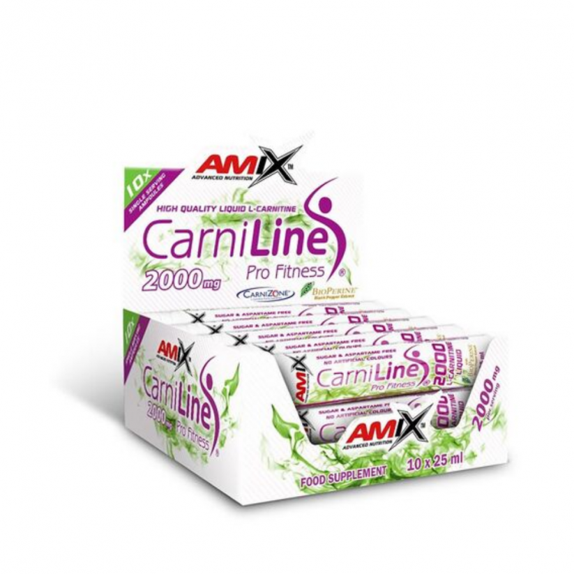 Amix Carniline 2000 10x25ml ampulí - višeň