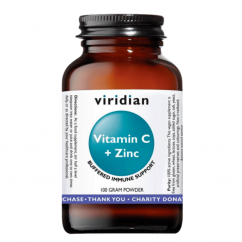 Viridian Vitamin C + Zinc - 100g
