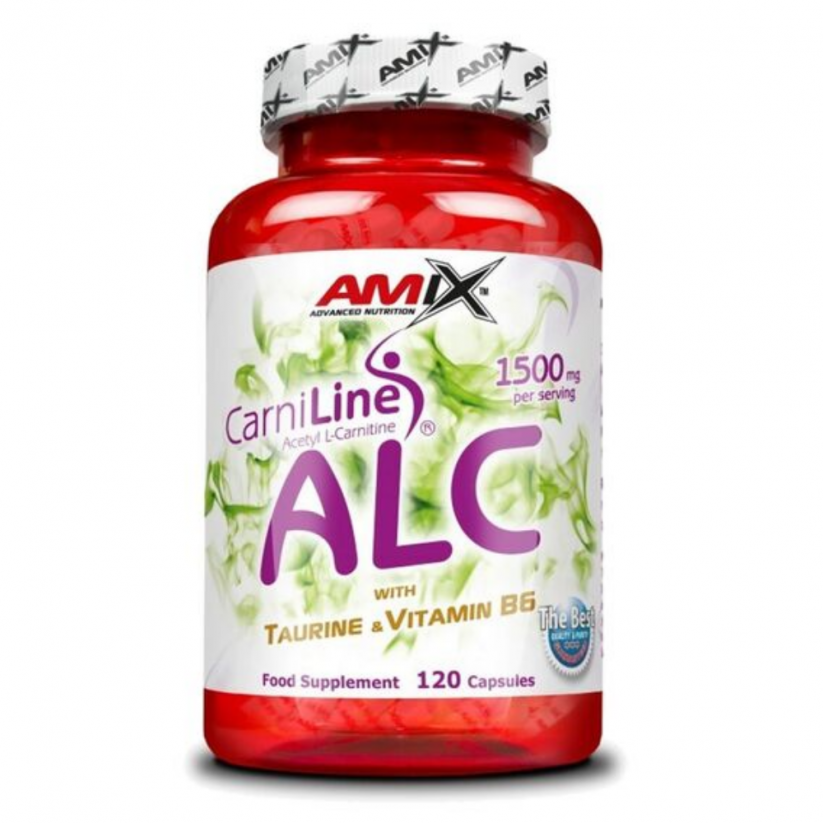 Amix ALC - s Taurinem a Vitamínem B6 - 120 kapslí