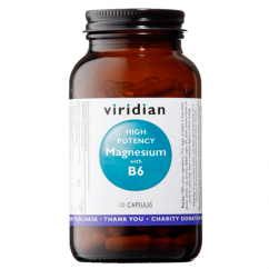 Viridian High Potency Magnesium with B6 - 120 kapslí
